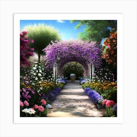 Garden Path Art Print