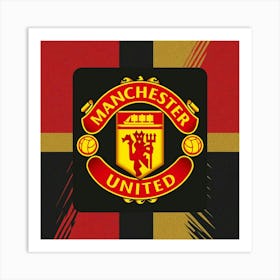 Manchester United F.C. Logo Wall Art 15 Art Print