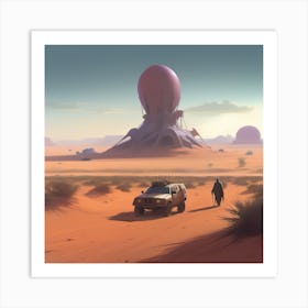 Alien Planet 2 Art Print