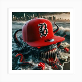 Monster Hat Art Print