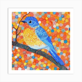 Bluebird 8 Art Print