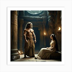 King And The Queen Art Print