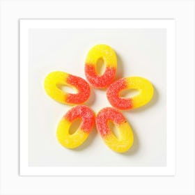 Ring-shaped gummies Art Print