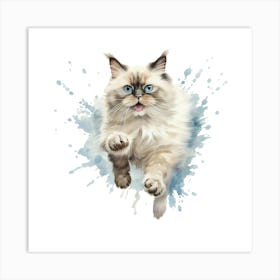 Chubby Cat Art Print