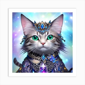 Cat In A Costume 4 Art Print