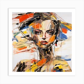 Abstract Of A Woman 9 Art Print