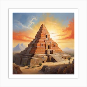 Egyptian Pyramid Art Print