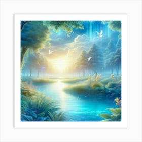 Fairy Forest 34 Art Print