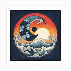 Yin Yang 15 Art Print