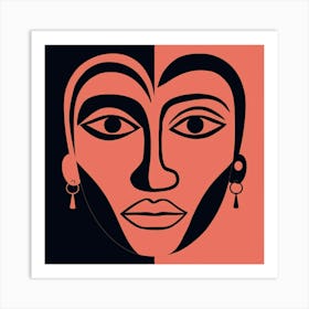 Egyptian Face Art Print