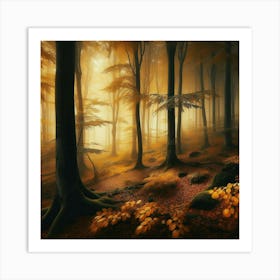 Autumn Forest 142 Art Print