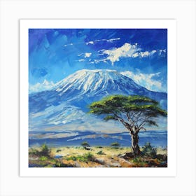 Mt Kilimanjaro 4 Art Print