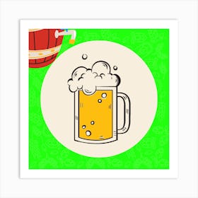 Beer Mug Art Print