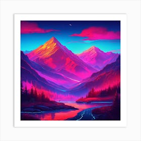 Landscape Painting Art Print