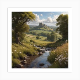 Castle In The Countryside Art Print