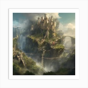 Fantasy Castle 50 Art Print