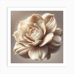 White Flower 3 Art Print