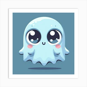 Cute Ghost Art Print