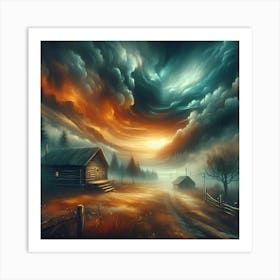 Stormy Night Art Print