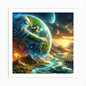 Earth Of The Gods Art Print