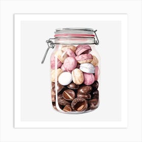 Jar Of Chocolates 4 Art Print