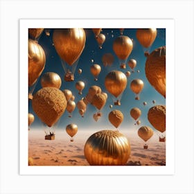 dream of gold Art Print