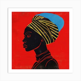 Portrait Of African Woman 38 Art Print