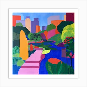 Colourful Gardens Central Park Conservatory Gardens Usa 2 Art Print