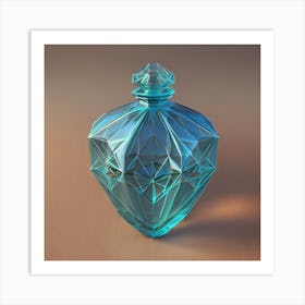 Glass Perfume Bottle Art Print