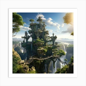 Fantasy Castle Art Print