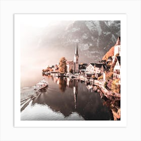 Hallstatt Town, Styria, Austria Art Print