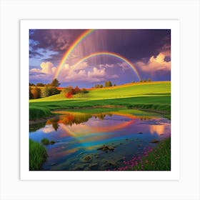 Rainbow In The Sky 1 Art Print