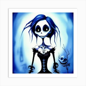 Mary Skellington Art Print