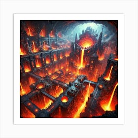 Magma Crucible Art Print