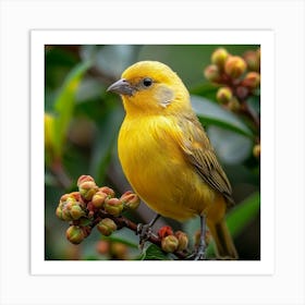 Yellow Finch 1 Art Print