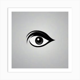 Eye Icon Vector Illustration Art Print