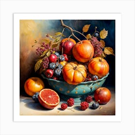 Harvest Bounty In Twilight Art Print