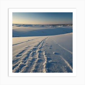 Snowy Landscape 1 Art Print