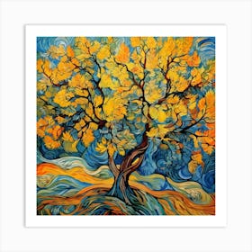 Olive Tree By Vincent Van Gogh Art Print