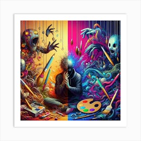 Psychedelic Art 38 Art Print