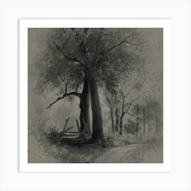 Tree In The Woods Art Print