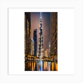 Burj Khalifa 4 Art Print