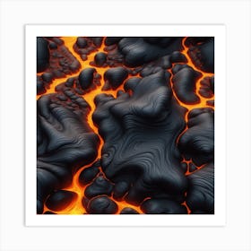 Lava Flow 49 Art Print