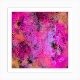 Abstract Explosion 3 Square Art Print