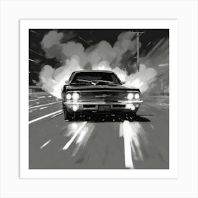 Plymouth Challenger Art Print