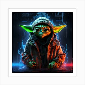 Child Yoda Art Print