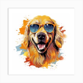 Golden Retriever Art Print