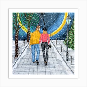 In Love At A Fair Art Print