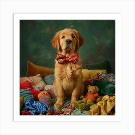 Cute Dog Art Print