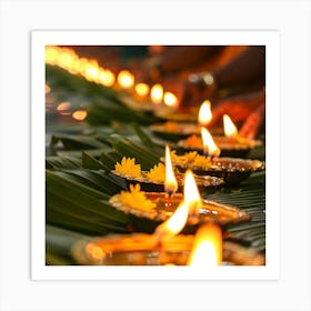 Diwali Lights 8 Art Print